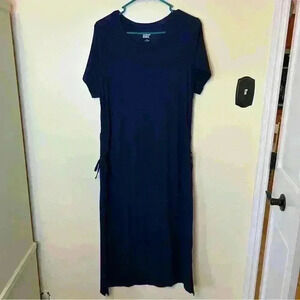 Lands' End | Dresses | Lands End Womens Cotton Modal Short Sleeve  Adjustable Swim Coverup Dress | Poshmark